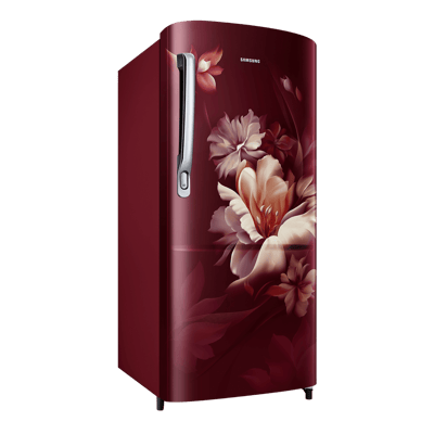 Samsung 183 L Direct Cool Single Door 5 Star Refrigerator, RR20D2725RZ/NL ( Mignight Blossom Red ) - Image 4
