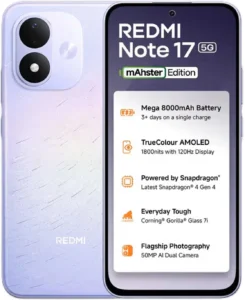 REDMI NOTE 17 5G (8GB-128GB STARLIGHT PURPLE)