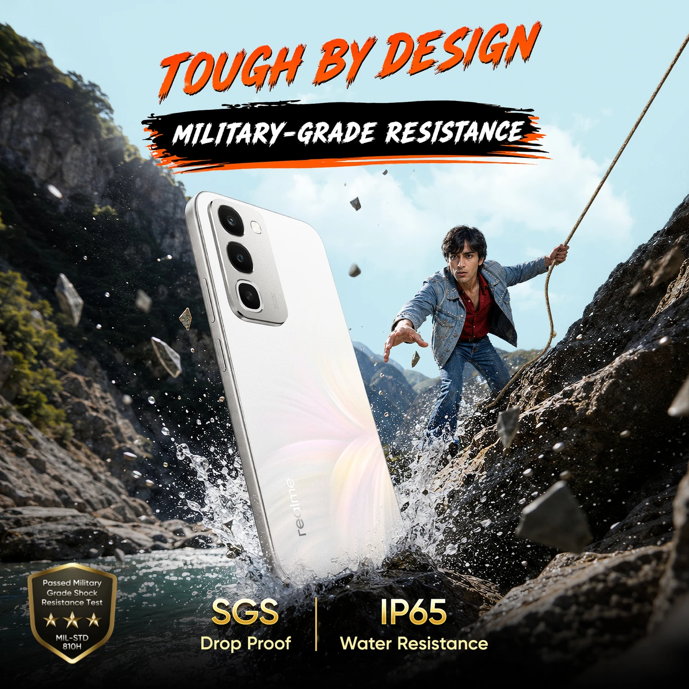 REALME 16X 5G (4GB-128GB ENDURANCE BROWN) - Image 4